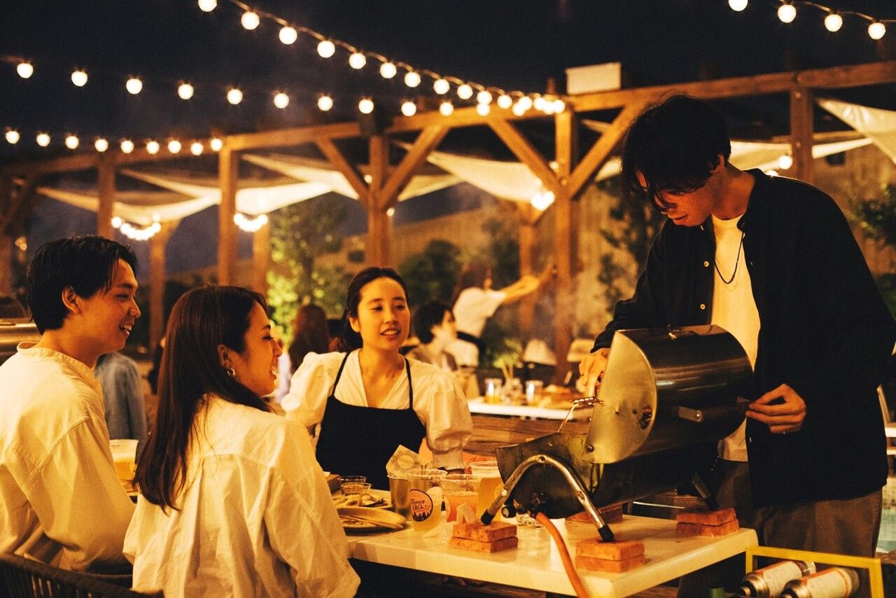 平日【プレミアムタコス食べ放題】人気NO.1♪カリフォルニアBBQプラン (飲み放題付き)4000円
