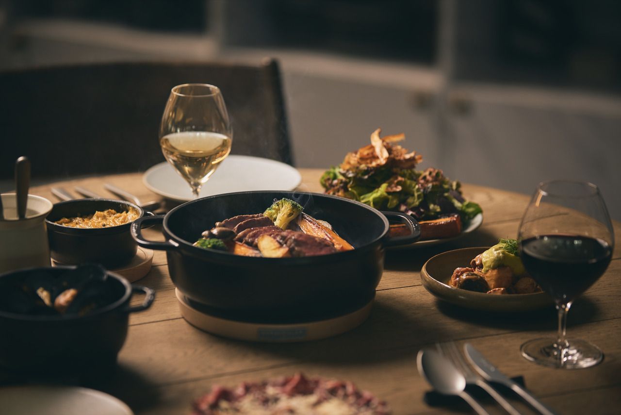 Dinner sharing course (food only)