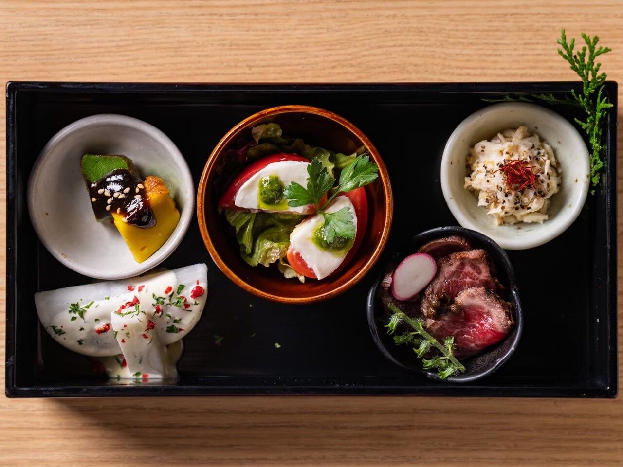 【铁板烧】A5级日本黑毛和牛“大吟酿切块”牛排 - 标准套餐
