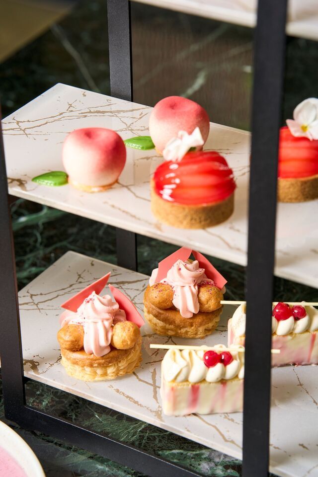 【Weekdays only, 90-minute limit】 Peach Afternoon Tea