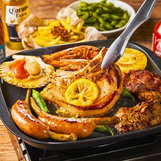 【江ノ島×BBQ！！】スタンダードBBQプラン(全9品)＋選べる乾杯ドリンク付き