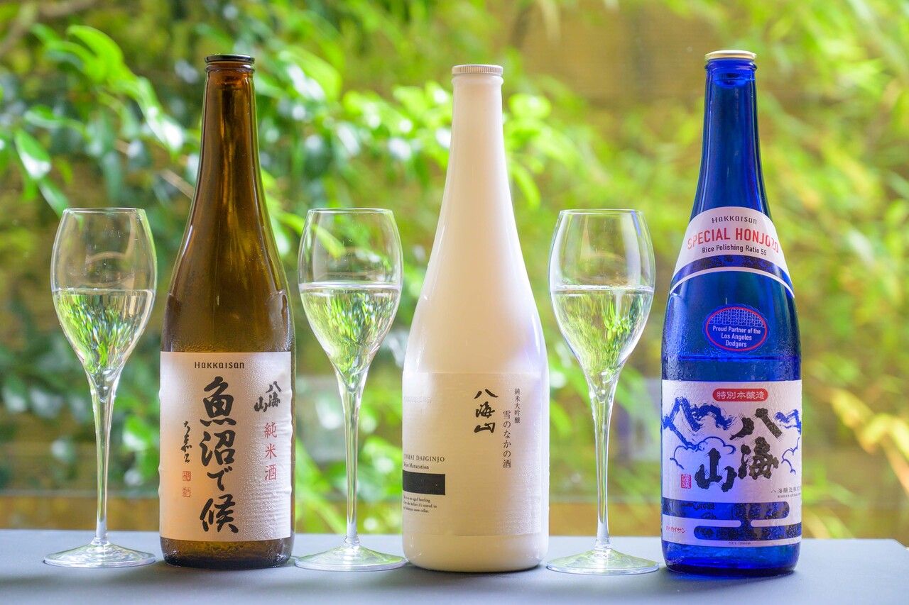 【Hakkaisan Collaborative Dinner】　　　Seasonal Kaiseki + 3kinds-Hakkaisan