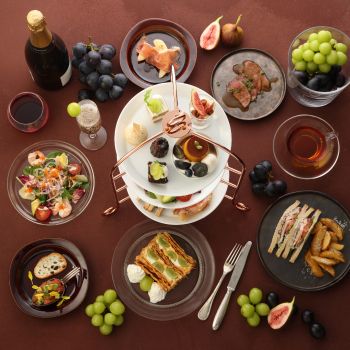 【1階席 17:30～　店内またはテラス　】KIHACHIのナイトアフタヌーンティー ～秋の味覚スペシャル～