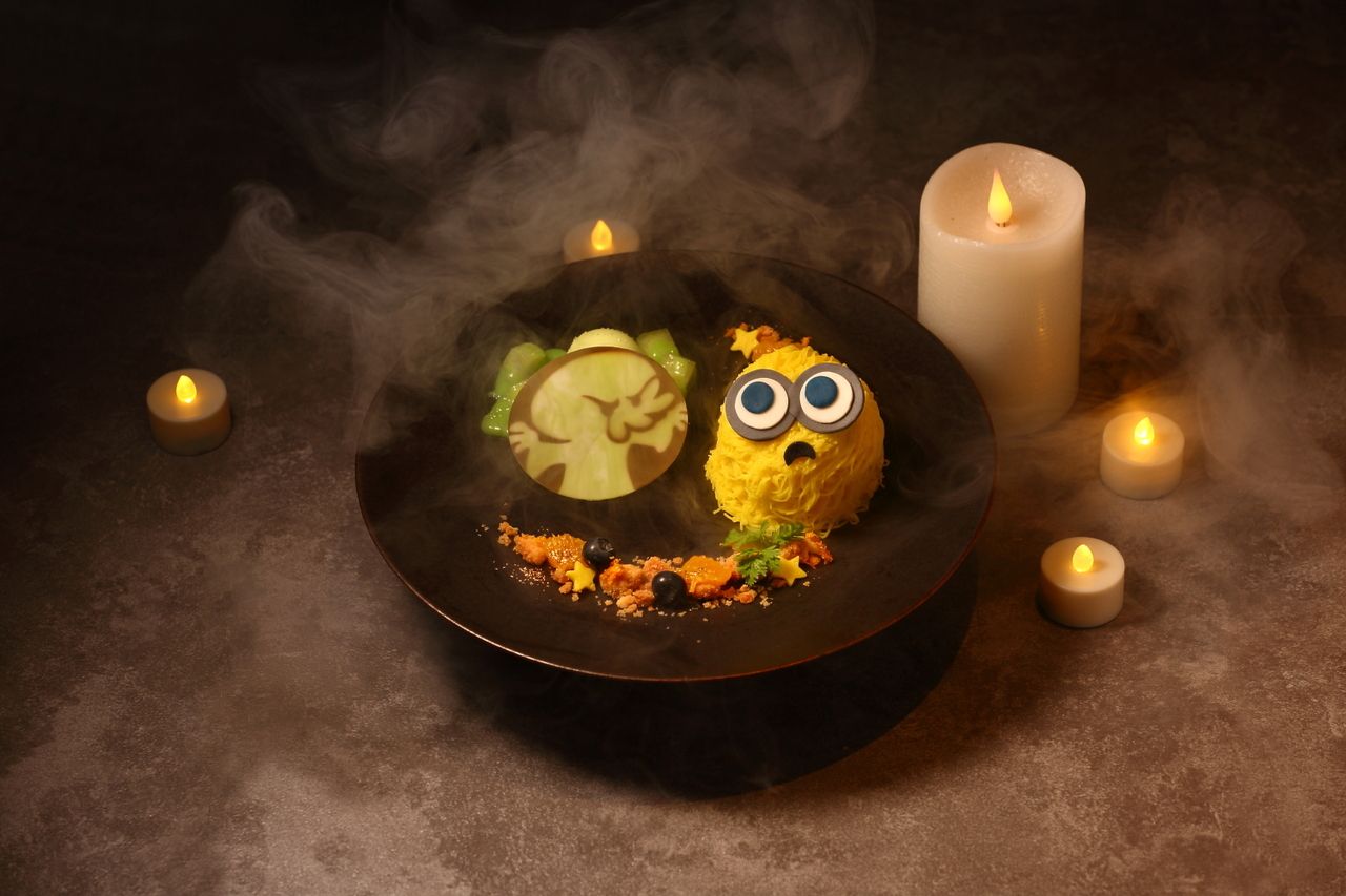 [Includes 1 drink] Minion’s Reward Chocolate Banana Mont Blanc ~Gru has arrived!~