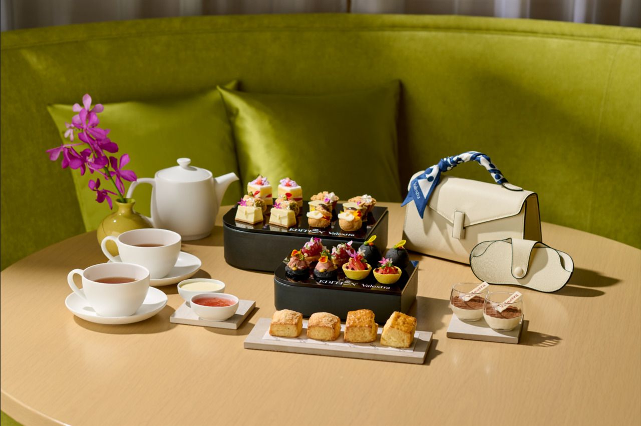 【Sofa Seat Guaranteed】Valextra Afternoon Tea & Special Scone + Champagne Cocktail (Only Sat, Sun, Holidays)