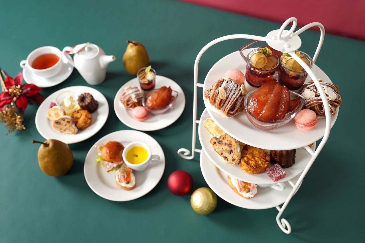 【Pear and Chestnut: Afternoon Tea with Two Types of Stollen 2026】 Homemade scones, Ronnefeldt tea, and more