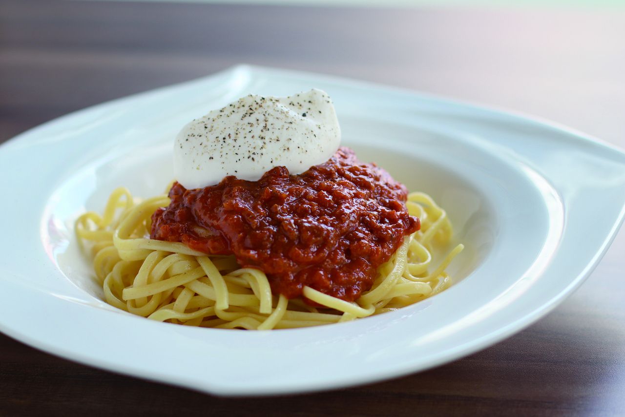 パスタボロネーズ＋1ドリンク