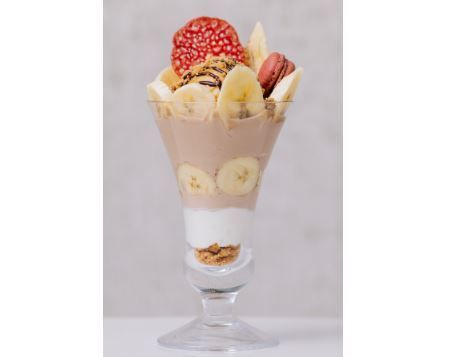 Chocolate banana parfait