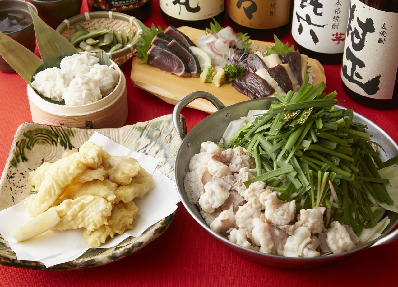 本場流！国産牛もつ鍋コース【2H飲放題付】5000円