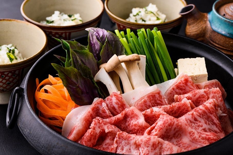 沖縄県産和牛すき鍋会席