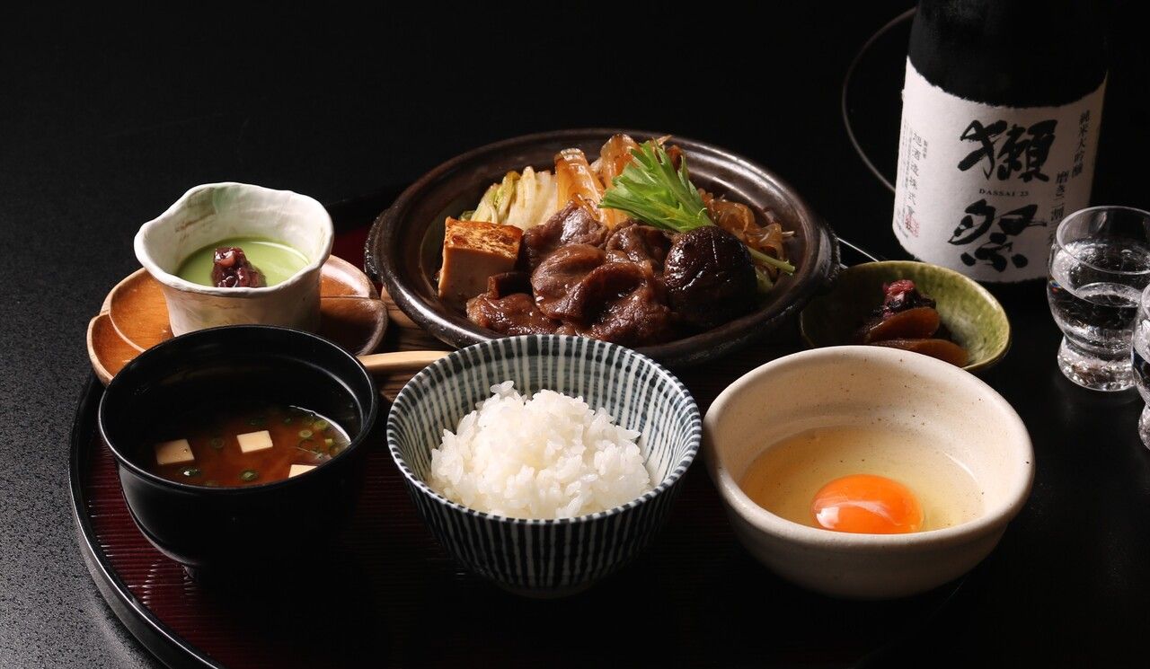 【平日ランチ限定】黒毛和牛のすき焼き膳