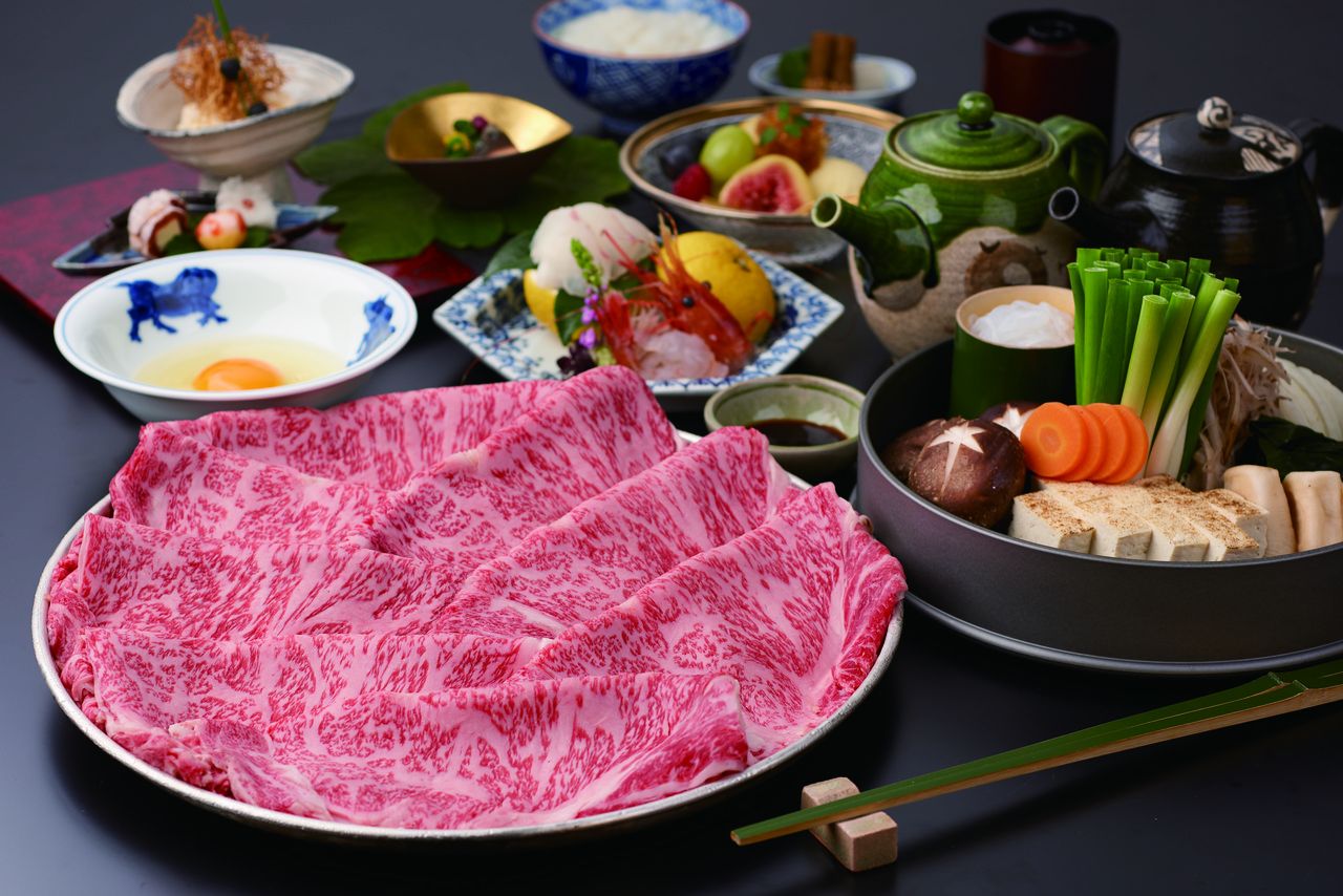 三重　柿安牛すき焼コース