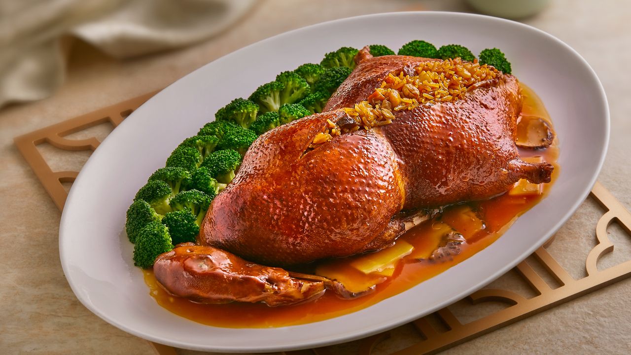 Braised Duck Stuffed with Glutinous Rice $165++