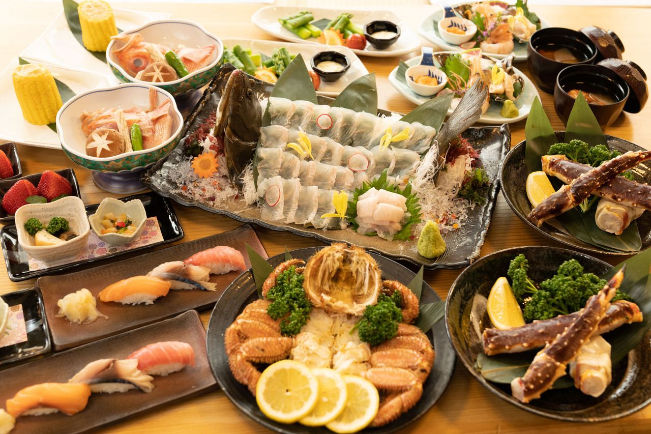 [Hokkaido luxury course] <10 dishes> 18,500 yen (tax included)