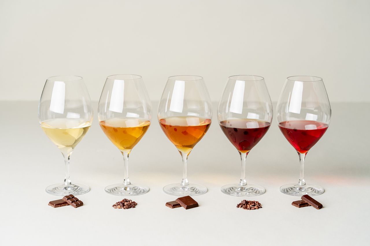 5 kinds of original cacao liquor flights