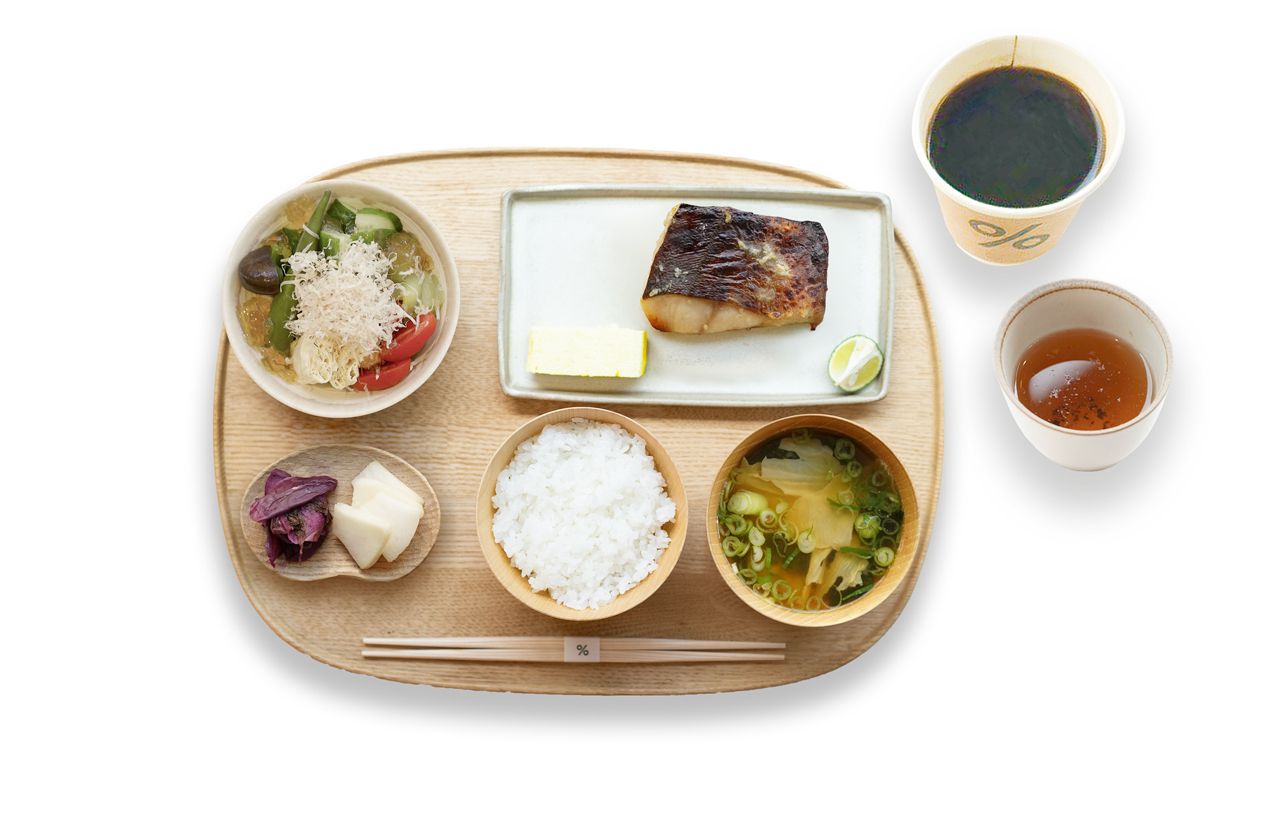 % Japanese breakfast set  ¥4,800