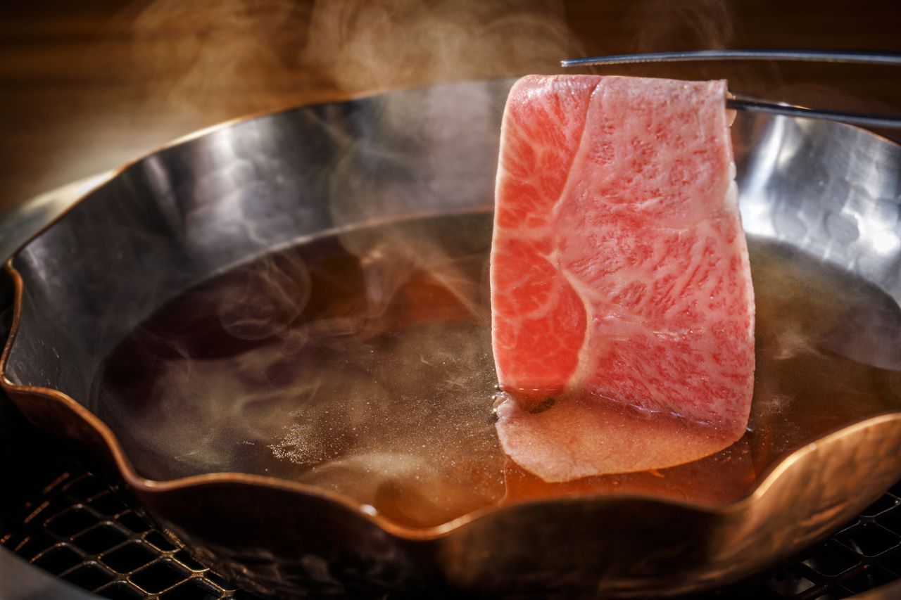 Carefully selected Tajima beef tasting course