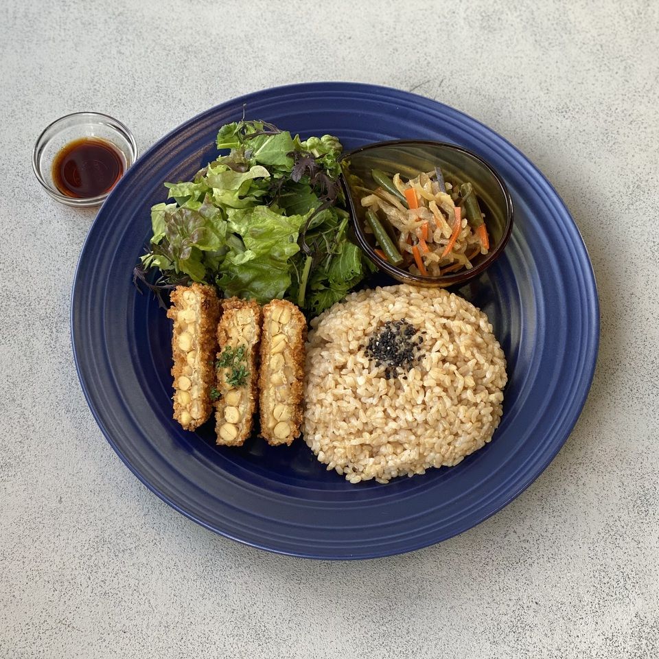 [Without five yam] Tempeh cutlet rice [Customers with  dogs only/ Terrace seating]
