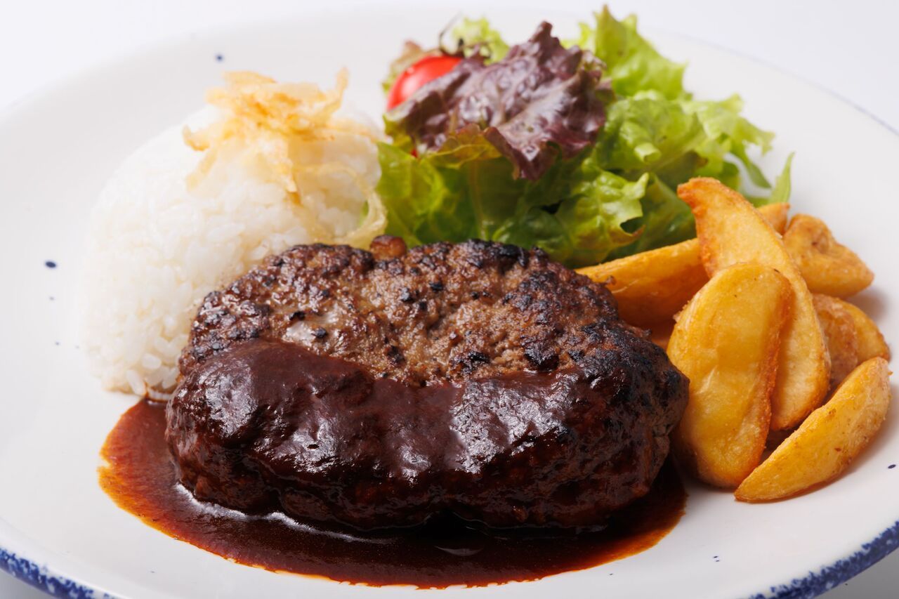 Hamburger plate (elementary school students and younger)