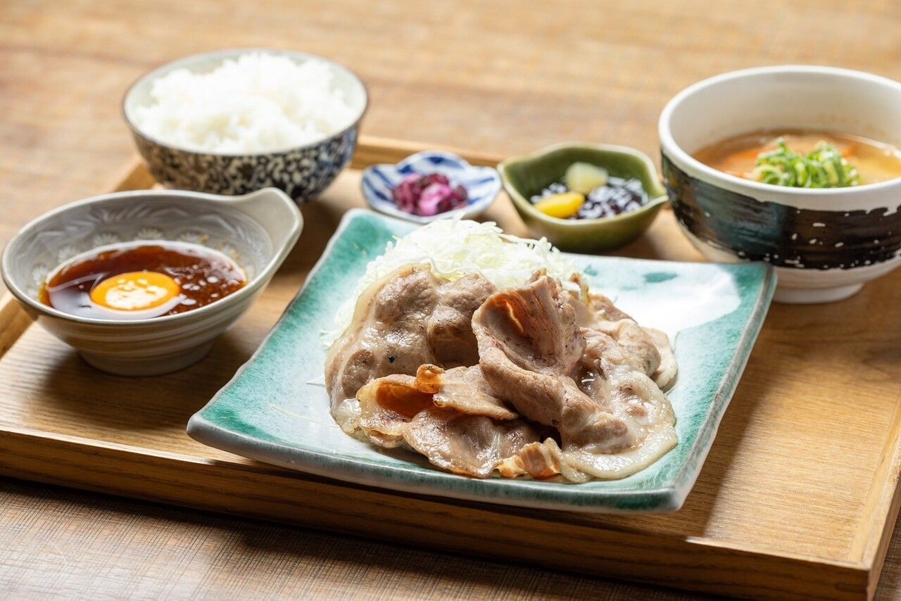名物！炭火焼きしゃぶ定食