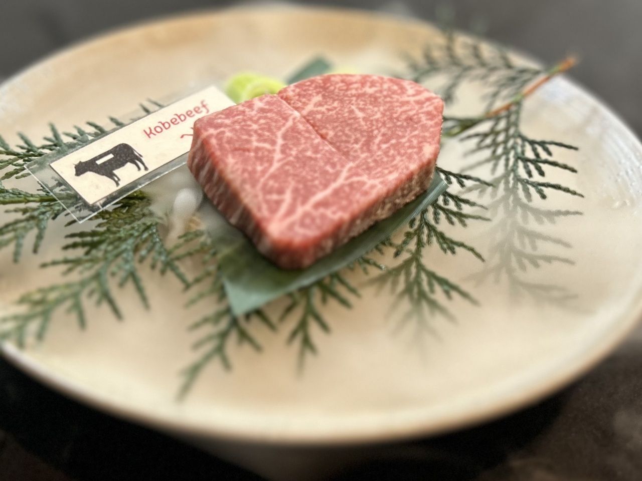 Weekdays: 25,000 yen course (Kobe beef course)