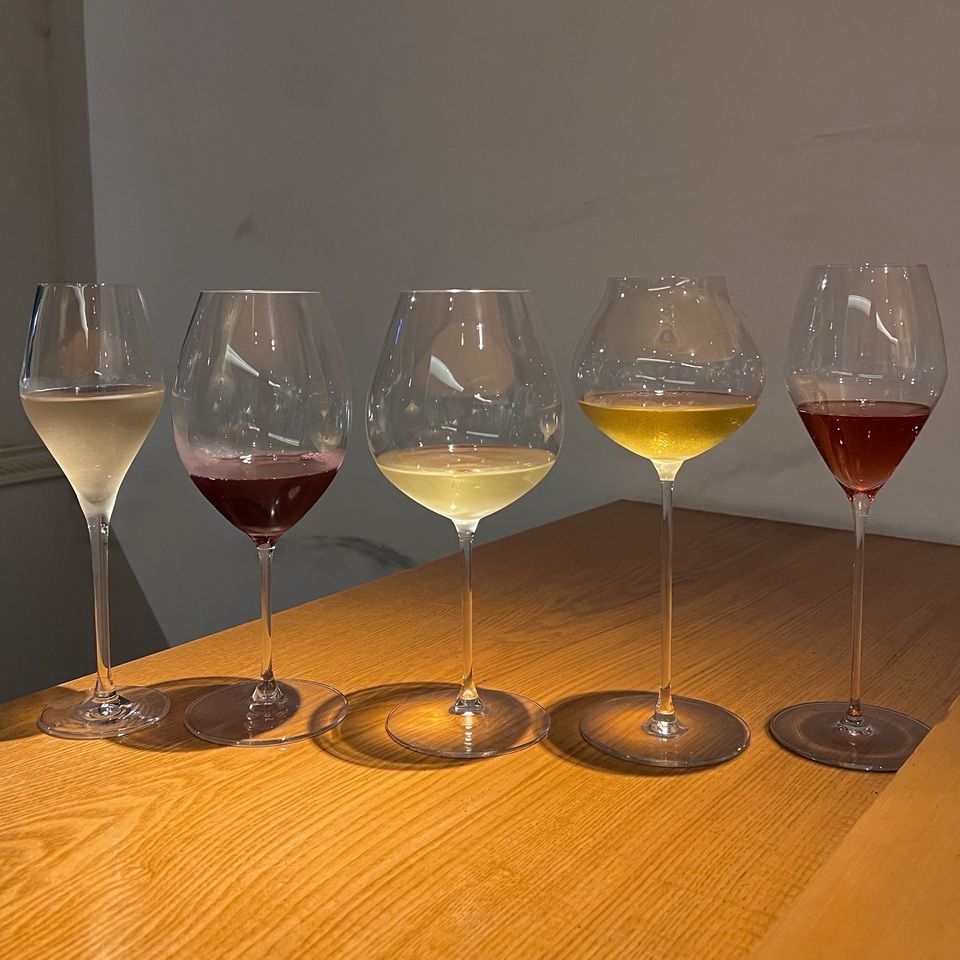 【オプション】ワインペアリング シャンパーニュ+ワイン4種(260ml)
