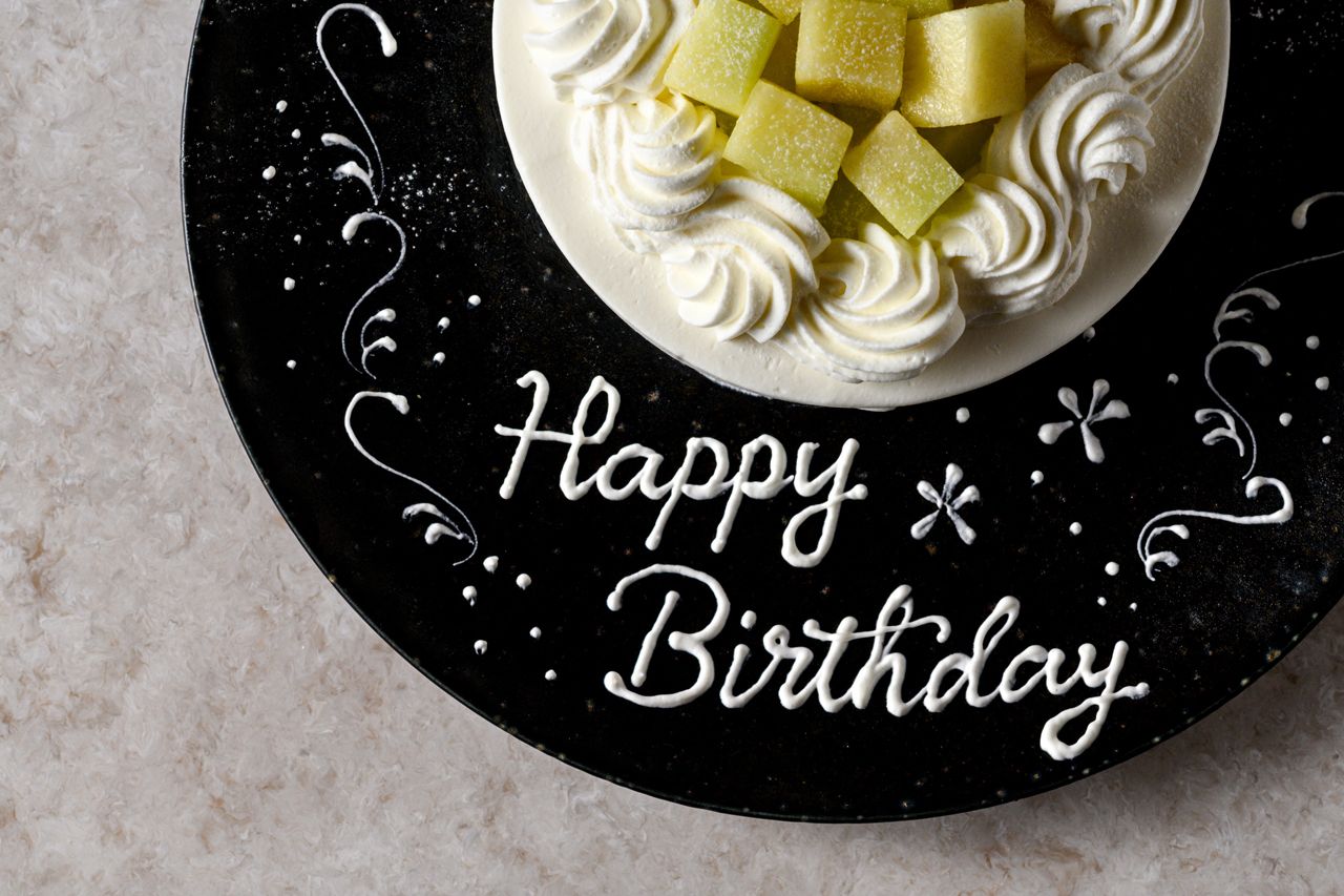 【LUNCH OPTION】ホールケーキ4号（メッセージプレート付）