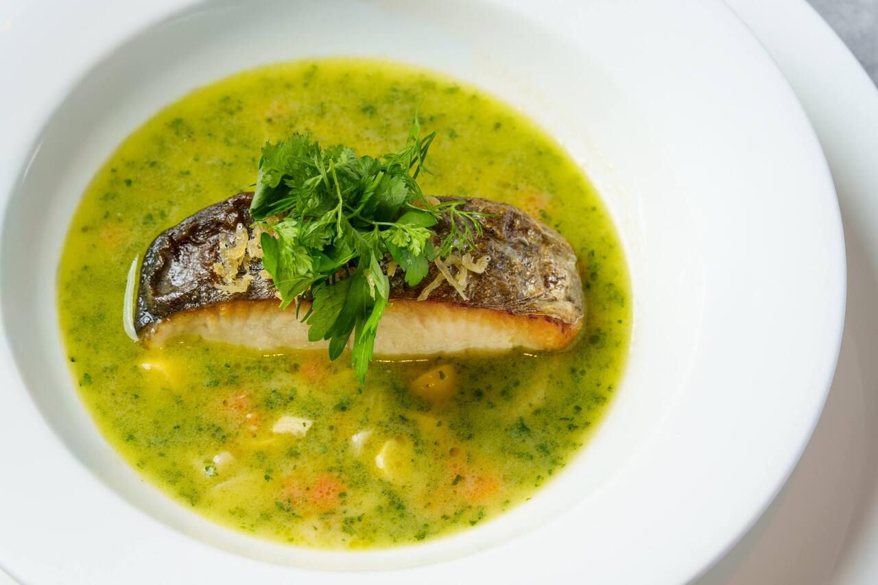 "Fish Dish"  with all you can drink beverages