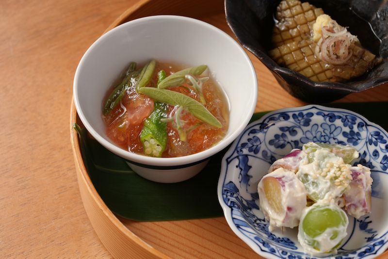 SHIKAKU's standard course (7 dishes)