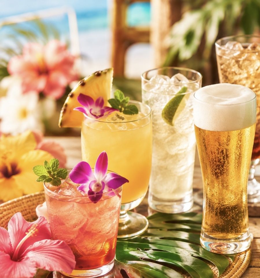 【人気アロハカクテルも満喫♪】お料理アラカルト☆3時間飲み放題☆