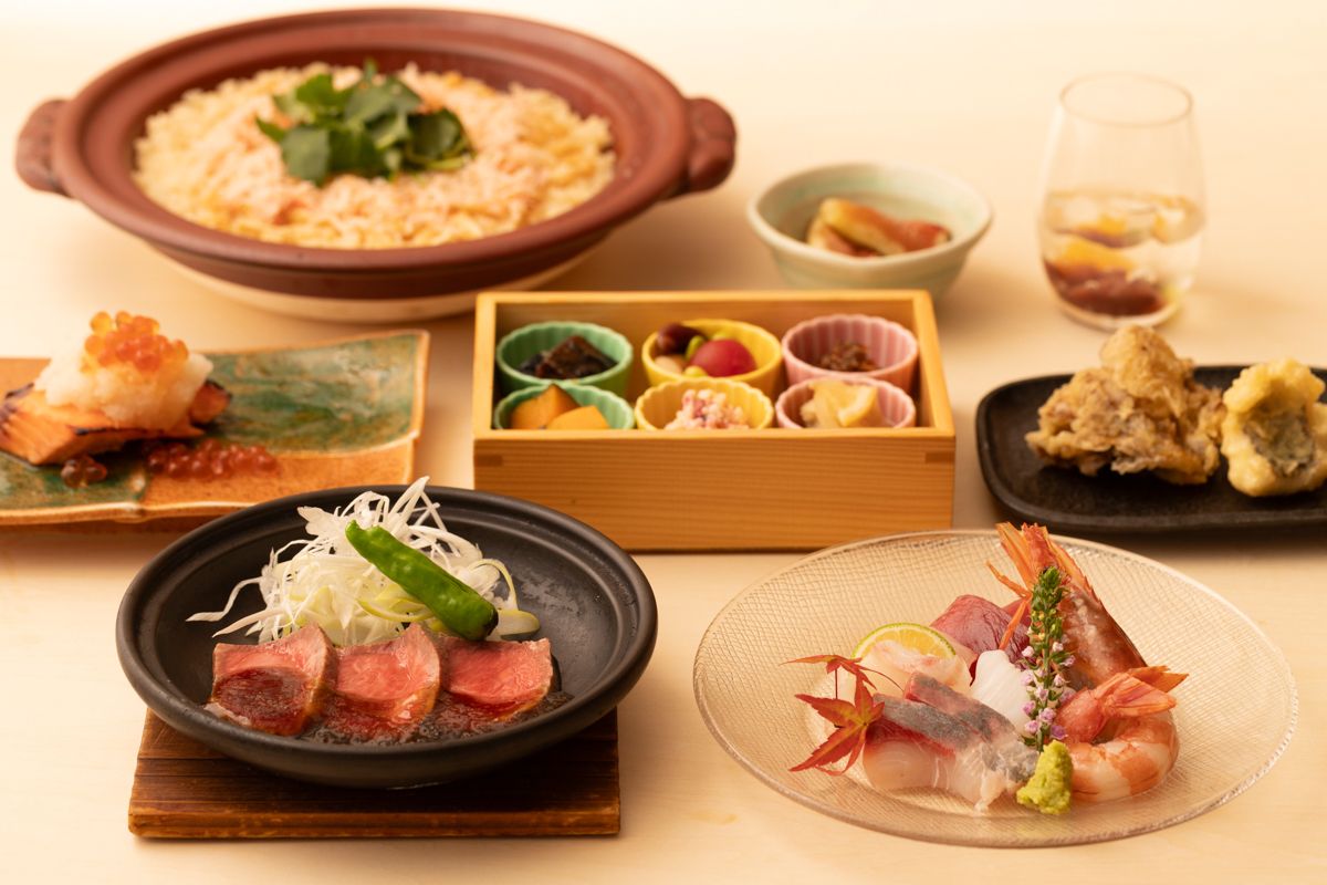 茶茶　季節のコース【藝】飲み放題付き　8品　10000円