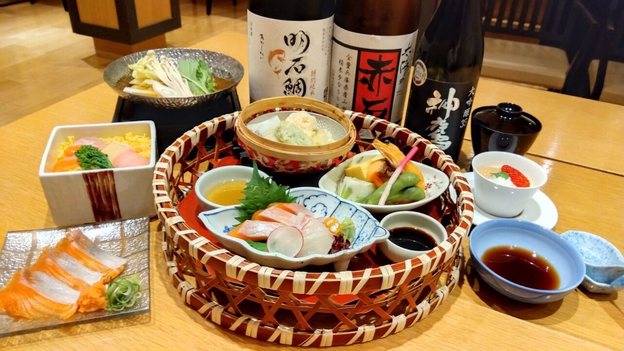 春の桜鱒御膳