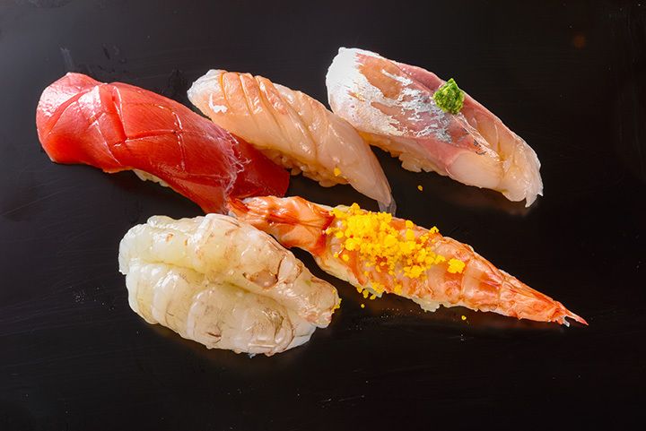 席予約(おまかせ寿司5貫込み)(1.5時間制)