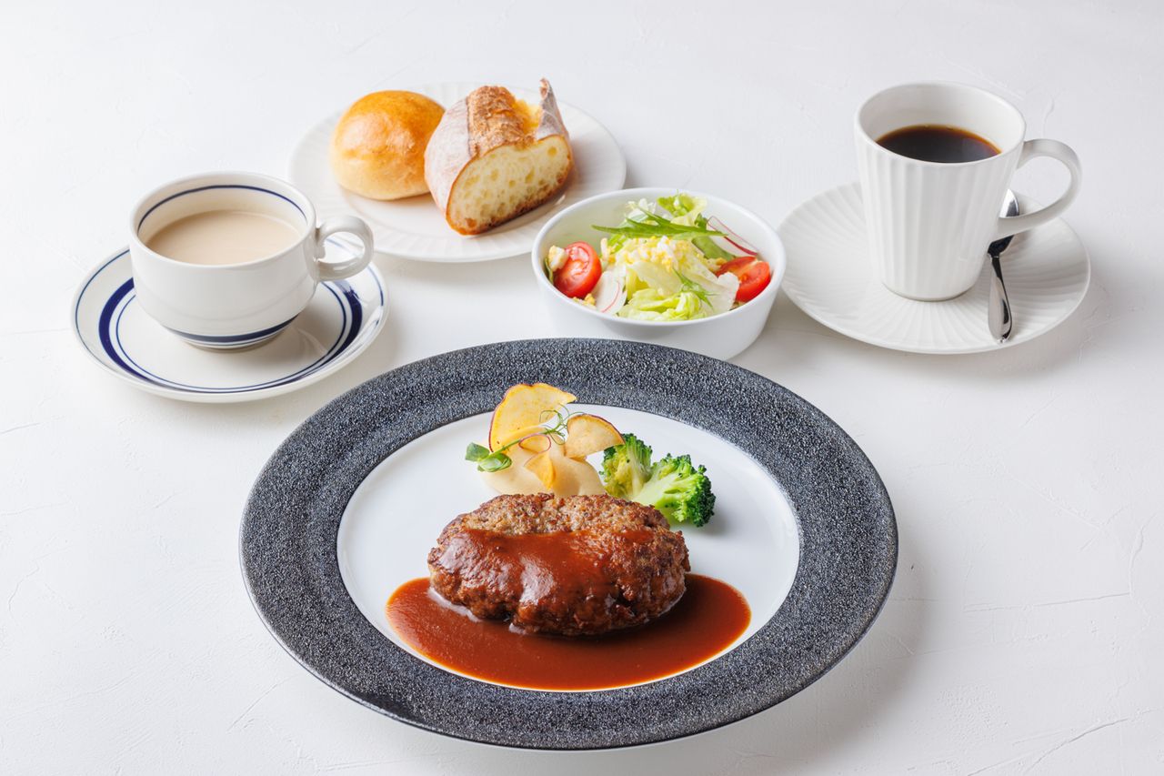 神戸ビーフ ハンバーグ ランチセット