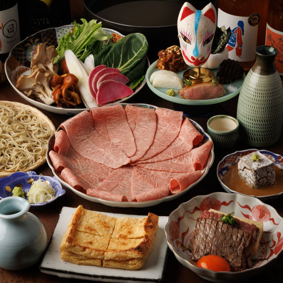 Beef tongue shabu-shabu course [with all-you-can-drink]