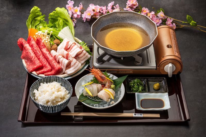 ランチ（新）和牛しゃぶしゃぶ御膳「鰹昆布黄金出汁」