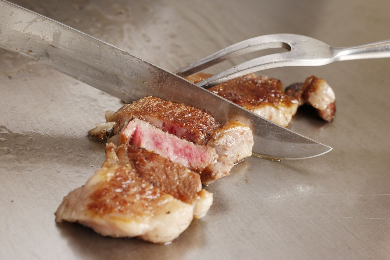 Domestic beef sirloin steak set