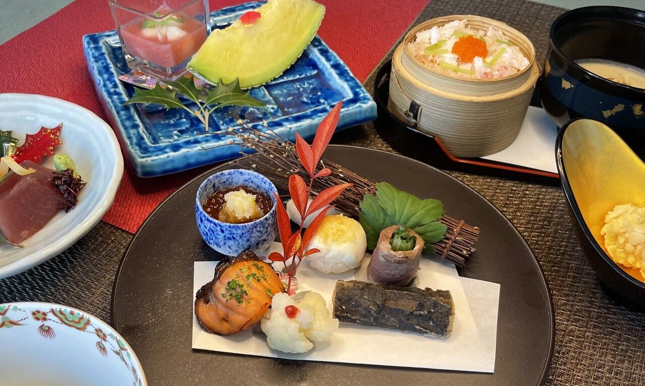 【ディナー】翠玉コース　スパークリングワイン付き