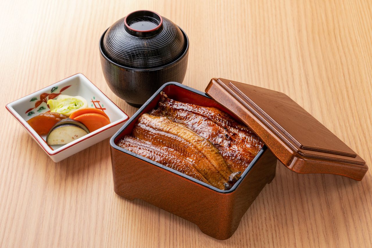 Grilled eel on rice