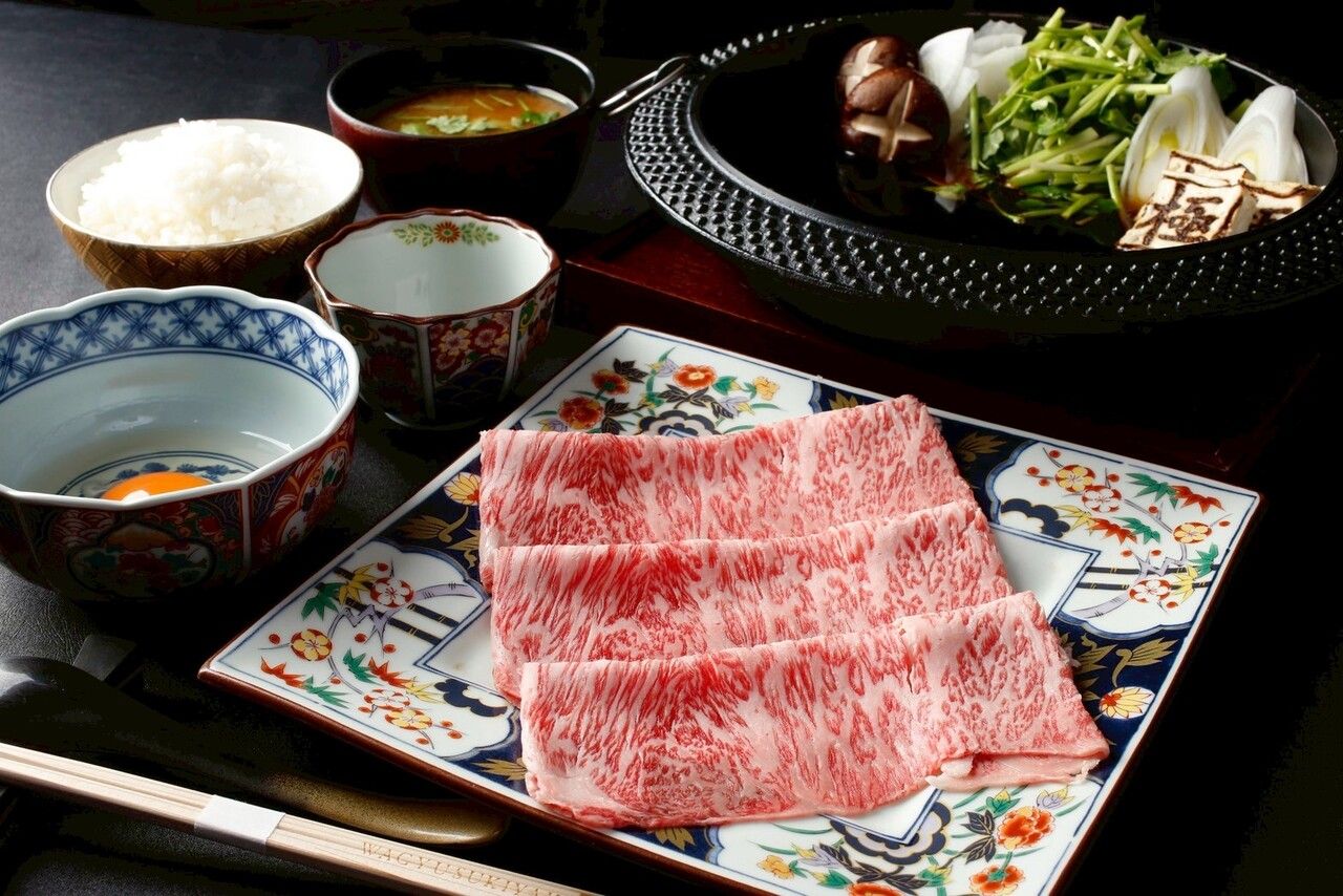 Domestic A5 Wagyu beef 150g set