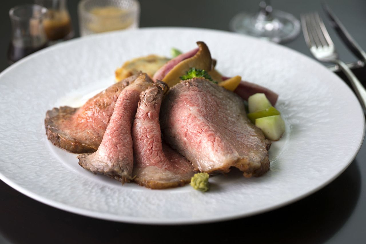 [Dinner] Limited quantity roast beef (100g) set