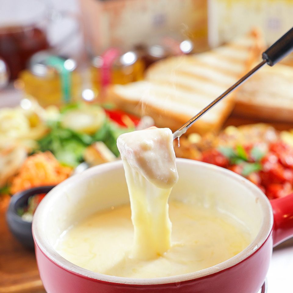 【ランチ限定】チーズフォンデュ味わう『カジュアルコース』全6品 2,880円