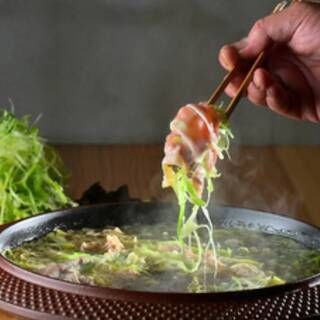 お得！！【名物鴨しゃぶコース】リピート率No.1！あいち鴨しゃぶしゃぶ・比内地鶏の焼鳥・炭火焼野菜などが楽しめる全11品(150分)