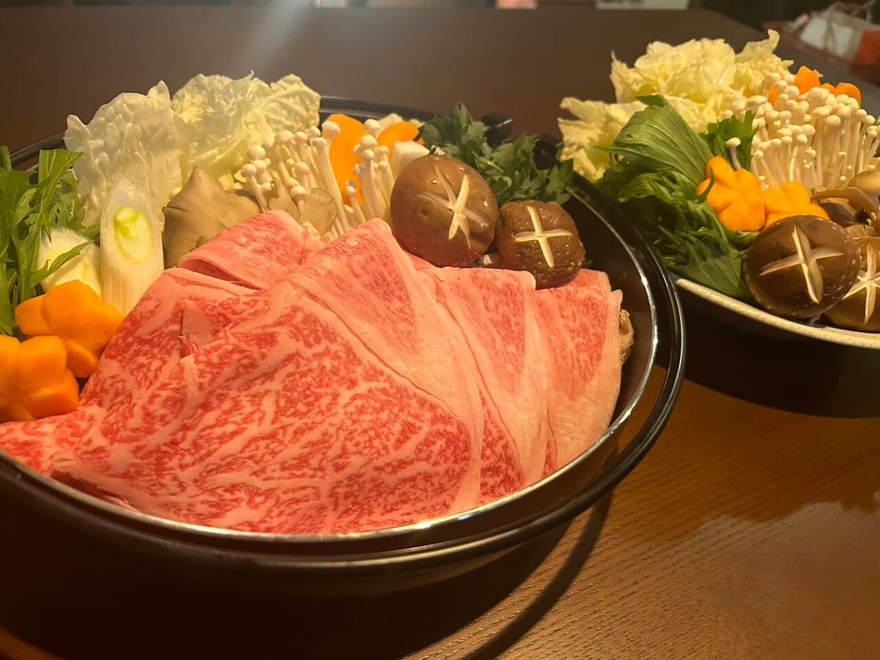 [Shinshu Premium Beef] A5 Rank Japanese Black Beef Luxury Sukiyaki Course (Adult)