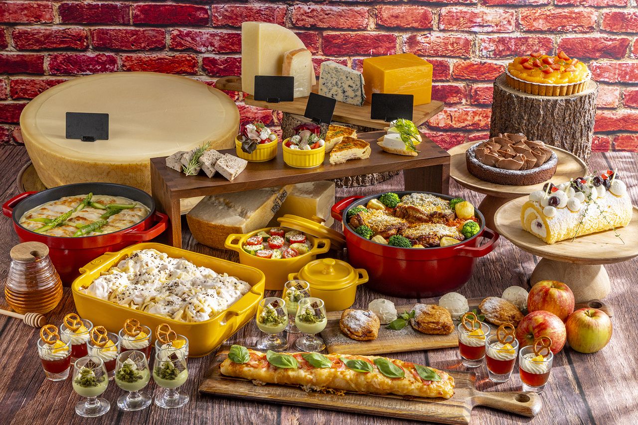 【11・12月】　「カジュアルイタリアンと冬のあったかチーズフェア」土日祝ランチビュッフェ 大人通常料金より20％OFF⇒3,360円