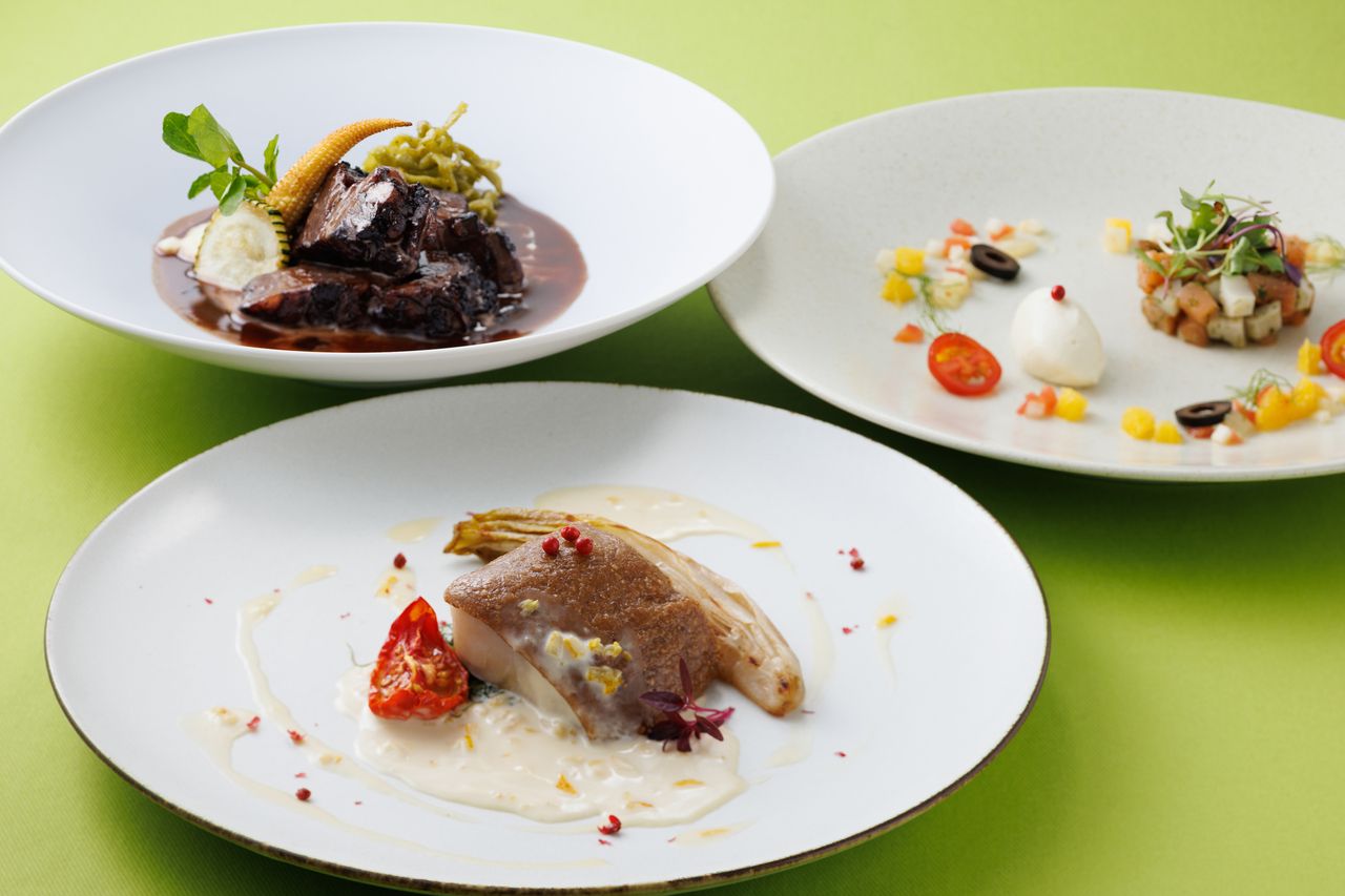 【ランチ】季節のゲートランチ：メインディッシュ2品