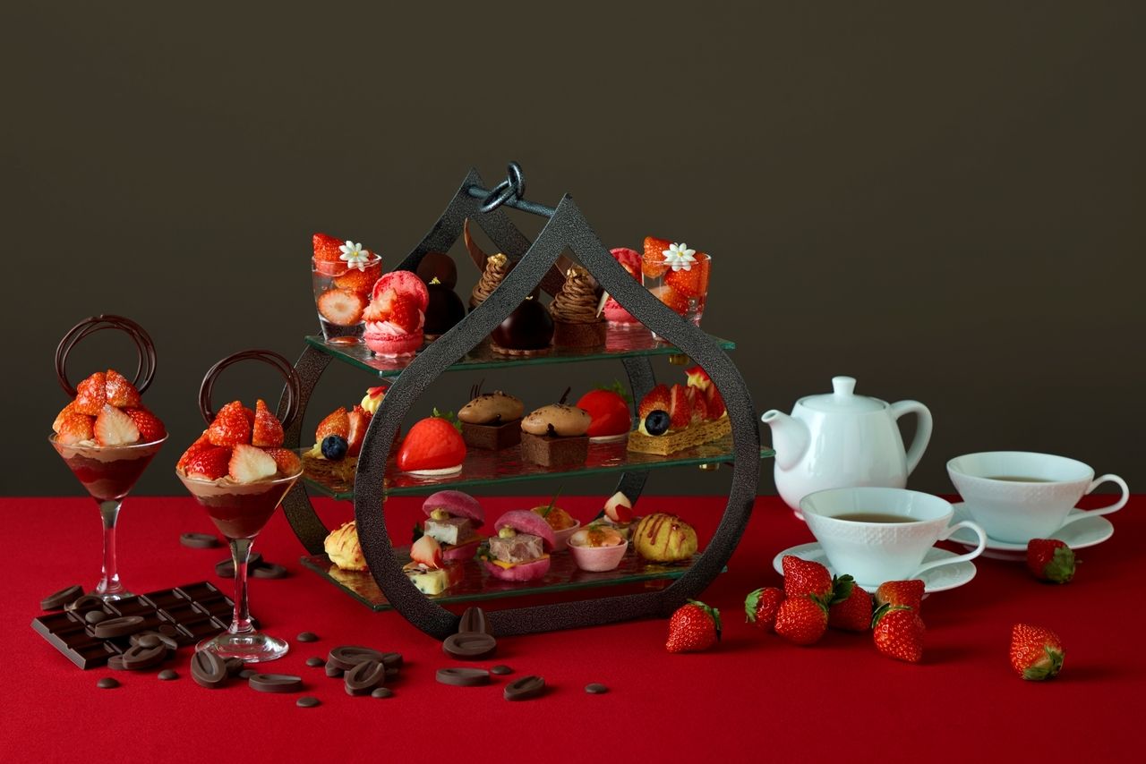 【モクテル付】いちご vs チョコレートアフタヌーンティー