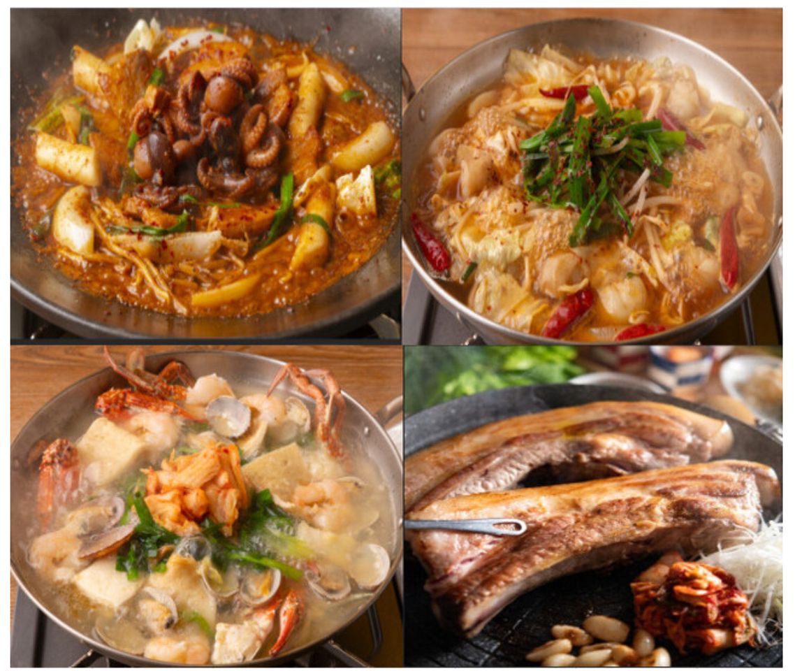 ✰選べる鍋（メイン）で楽しむ韓国グルメ満載の大満足「セレクト鍋コース」3,300円