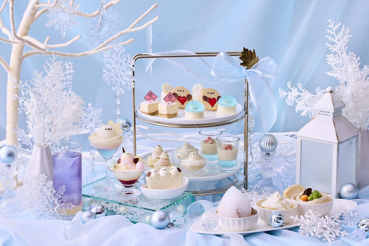 "I'm a long-tailed chickadee." Collaboration! Long-tailed chickadee lunch winter ~Like Afternoon Tea~