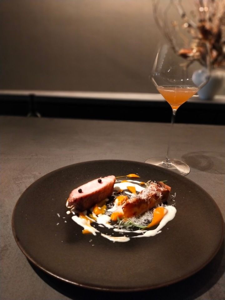 Omakase lunch course+Drink pairing